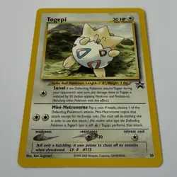 #30 Togepi WOTC Black Star Promo- Neo baby WOTC Vintage Pokemon - Image 2