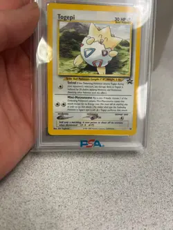 PSA 10 GEM MINT Togepi #30 WOTC Black Star Promo Pokemon Card - Image 3