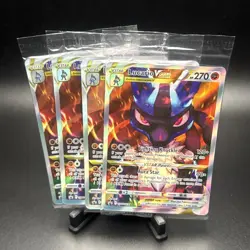 Pokemon Lucario VSTAR SWSH291 Crown Zenith ETB Holo Black Star Promo SEALED ×4 - Image 1