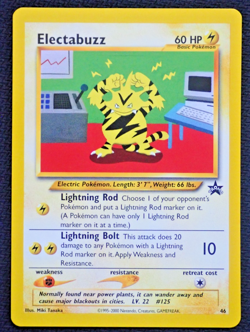 Electabuzz Black Star Promo No 46 - Pokemon WOTC Trading Card - Image 1
