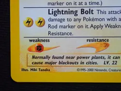 Electabuzz Black Star Promo No 46 - Pokemon WOTC Trading Card - Image 4