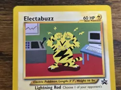 Pokemon Wotc Black Star Promo # 46/53 Electabuzz,,check pictures,,pretty - Image 2
