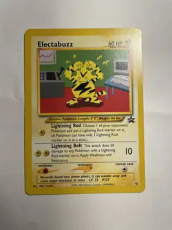 Pokemon Wotc Black Star Promo #46 Electabuzz LP - Image 1