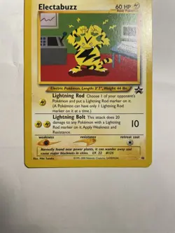 Pokemon Wotc Black Star Promo #46 Electabuzz LP - Image 2