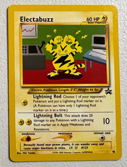 Electabuzz - 46 - Pokemon WOTC Black Star Promo LP Card - Image 1