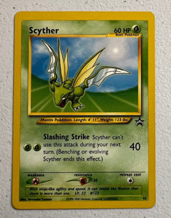 Scyther - 45 - Pokemon WOTC Black Star Promo LP Card - Image 1
