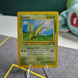 Pokemon Scyther BLACK STAR 45 - WOTC PROMO - League 2002 - Image 4