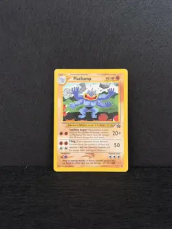 Machamp No.43 WOTC Black Star Promo Pokemon Card! - Image 1