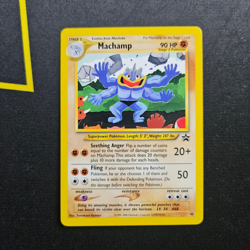 Pokemon Machamp BLACK STAR 43 - WOTC PROMO - League 2002 - Image 1
