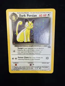 POKEMON WOTC BLACK STAR PROMO DARK PERSIAN HOLO #17 - NM - Image 2