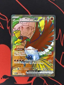Pokemon TCG Ethan's Ho-Oh EX Card 209/182 Sv10: Destined Rivals - Image 1