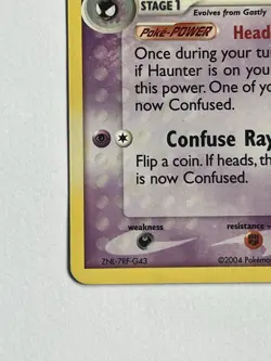 Haunter 34/112 Reverse Holo EX FireRed & LeafGreen Pokemon Card NM/LP - Image 5