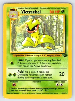 Victreebel 30/64 1999 Jungle Set Pokemon Card TCG WOTC Vintage Non Holo Rare Mp - Image 1