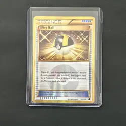 Pokemon Plasma Freeze Ultra Ball Card 122/116 Secret Rare Gold HP - Image 1