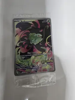Bulbasaur 133/132 Pokemon Mega Evolution Box Topper Stamped Promo Sealed - Image 1