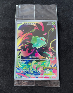 Pokemon SEALED Bulbasaur 133/132 Mega Evolution Box Topper Stamped Promo - Image 1