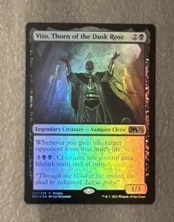 MTG ** Vito, Thorn of the Dusk Rose ** Media Promos - Image 1