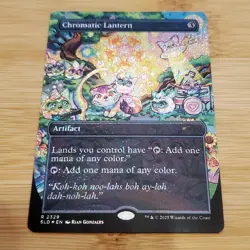 1x Chromatic Lantern, Confetti Foil, Secret Lair Furby - 2329, Magic MTG NM - Image 1