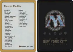 Decklist - Preston Poulter - 1996 ~ Heavily Played Pro Tour G MTG Magic Ultimate - Image 1