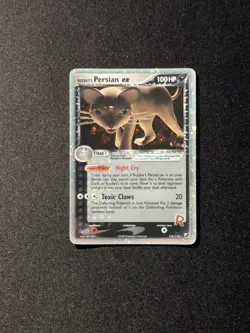 Pokemon EX UNSEEN FORCES - #116/115 Rocket's Persian ex - Holo - ENG - MP - Image 1