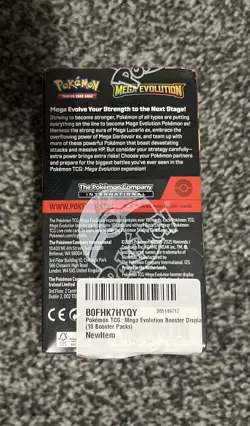 Pokemon TCG Mega Evolution Phantasmal Flames Booster Display | 18 BOOSTER PACKS - Image 2