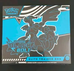 Pokemon TCG Scarlet & Violet Black Bolt Elite Trainer Box | Sealed | 2025 - Image 1