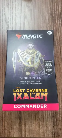 The Lost Caverns of Ixalan Commander Deck - Blood Rites MTG Brand New Sealed 195166230245 - Image 1