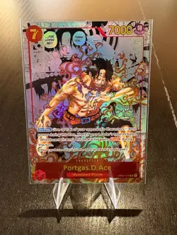 Carte Proxy Custom One Piece Manga Portgas D. Ace OP02-013 - Image 1