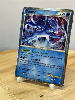 Pokemon TCG Suicune Shiny SL11 Call of Legends Holo Rare Heavily Played - Image 5