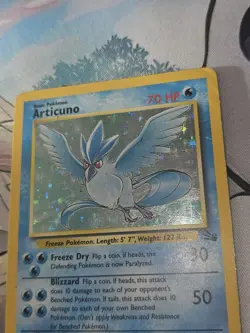 Pokemon Card Articuno 2/62 Holo Rare Fossil Set 1999 WOTC MP - Image 3