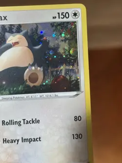 Bleed Error Cosmos HD SWIRL Snorlax 140/202 V Voltage SWSH Promo Pokemon TCG NM - Image 1