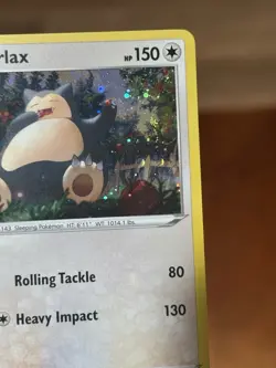 Bleed Error Cosmos HD SWIRL Snorlax 140/202 V Voltage SWSH Promo Pokemon TCG NM - Image 2