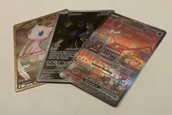 Pokemon 151 UPC Promo Set Mew SVP053, Mewtwo SVP052, Mew ex 205/165 - Image 1