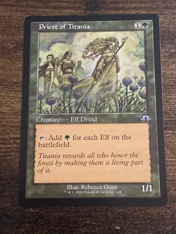 Priest of Titania (Retro Frame) #428 Modern Horizons 3 MTG Magic S2534* - Image 1