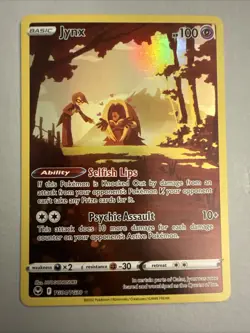 Pokemon TCG Jynx TG04/TG30 Silver Tempest Trainer Gallery Full Art Ultra Rare NM - Image 1