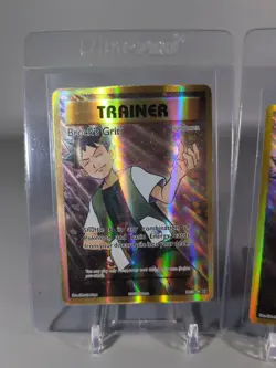 2 Pokemon TCG XY Evolutions Full Art Trainer Brock's Grit 107/108 - Image 2