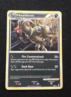 Pokemon TCG Houndoom Call of Legends 10/95 Holo Rare LP - Image 1
