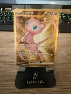 Pokemon Mew EX TCG 205/165 Sv: Scarlet & Violet 151 Holo Hyper Rare NM Condition - Image 1