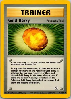 Neo Genesis #093/111 Gold Berry Pokemon Moderately Played - Image 1