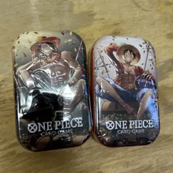 One Piece Tin Pack Set Vol 2 Factory Sealed 2 TIN LOT SAFE SHIP - Image 1
