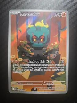 Pokemon TCG Mega Evolution Marshadow 146/132 IR Illustration Rare NM Near Mint - Image 1