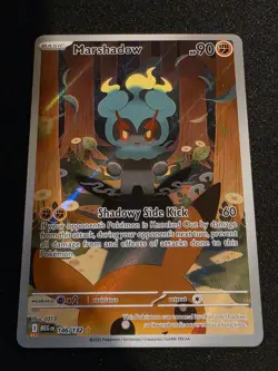Pokemon TCG Marshadow 146/132 Me01: Mega Evolution Illustration Rare *Near Mint* - Image 1