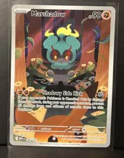 Pokemon TCG Mega Evolution Marshadow 146/132 IR Illustration Rare NM Near Mint - Image 1