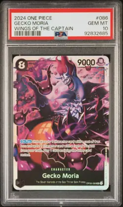 2024 One Piece Wings of the Captain #086 "Gecko Moria" - PSA 10 - GEM MINT - Image 1