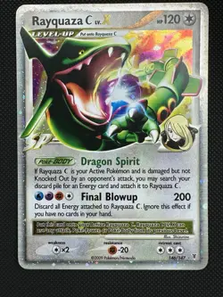 Rayquaza C LV.X Platinum Supreme Victors Holo Rare 146/147 LP - Image 1