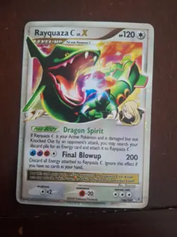Pokemon Rayquaza C LV.X Holo Rare Card 146/147 Supreme Victors Series - Image 2