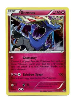 English Pokemon Trading Card XY Steam Siege Xerneas Holo - Image 1