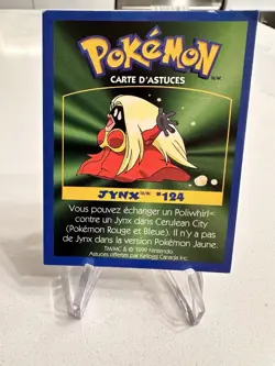 Pokemon: JYNX #124 [Game Tip Card] - [Kellogg's Canada Cereal Promo (1999)] - LP - Image 2