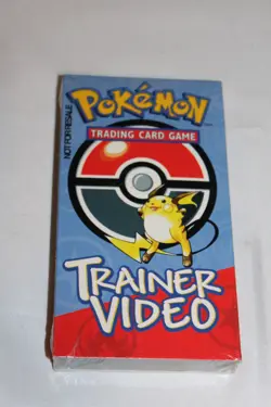 SEALED 1999 Pokemon Trading Card Game Trainer Video VHS CCG NOS MISP WOTC 2000 - Image 1