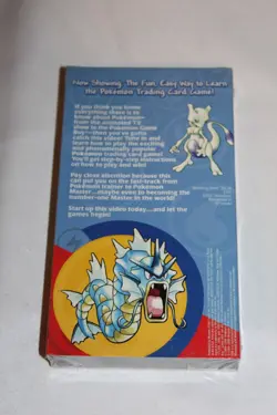 SEALED 1999 Pokemon Trading Card Game Trainer Video VHS CCG NOS MISP WOTC 2000 - Image 3